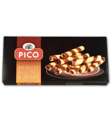 Barquillos rellenos de...