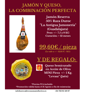 Promoción Jamón Reserva 50%...