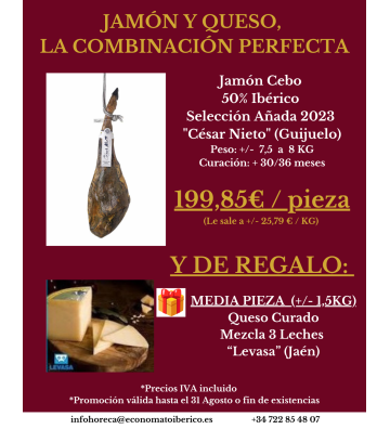 Promoción Jamón Cebo 50%...